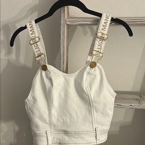 True religion white jean crop top tags still on never worn